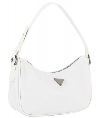 Fashion Nylon Shoulder Bag GLV-0102 WHITE